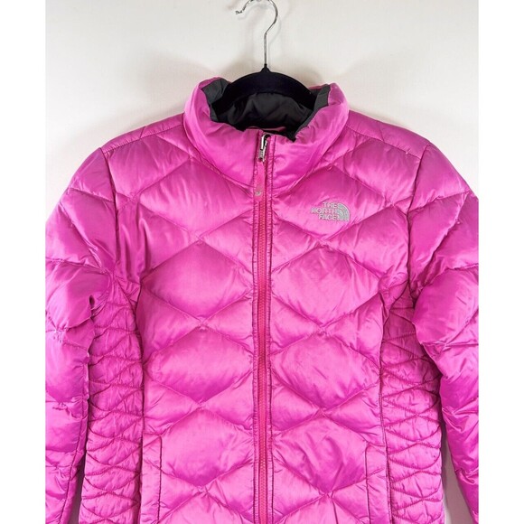 The North Face Girls Jacket Pink Aconcagua 550 Fill Power Down Puffer Size XL - Picture 6 of 11